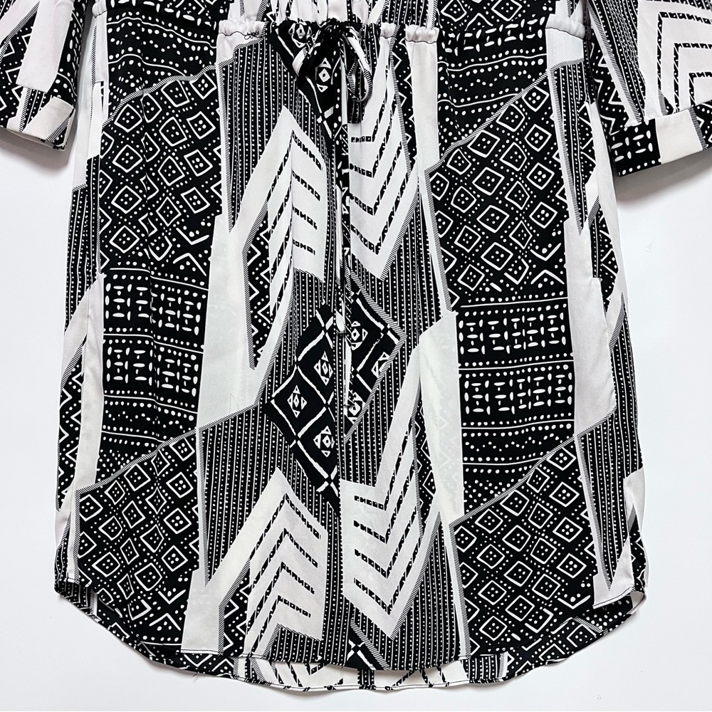Diana von Furstenberg x Revolve Freya Silk Stretch Shirt Dress Size 2 FLAWED - Picture 6 of 14